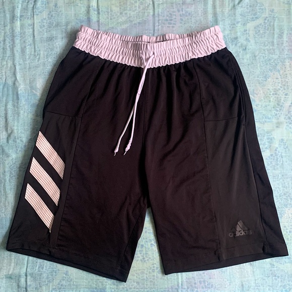 adidas Other - Adidas Men's Aeroready Basketball Club Shorts With Pockets Black/White Large